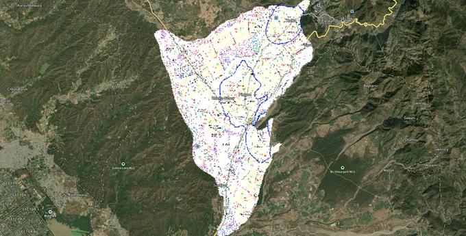 Pinjore - Kalka Masterplan map