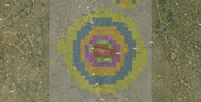 Noida Air Funnel Zones