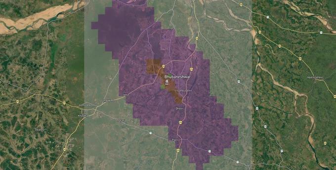 Bhubaneshwar Air Funnel Zones