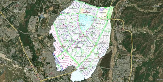 Panchkula Masterplan map