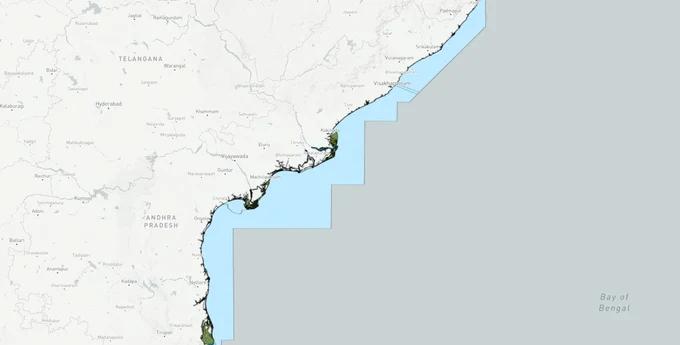 Andhra Pradesh CRZ map